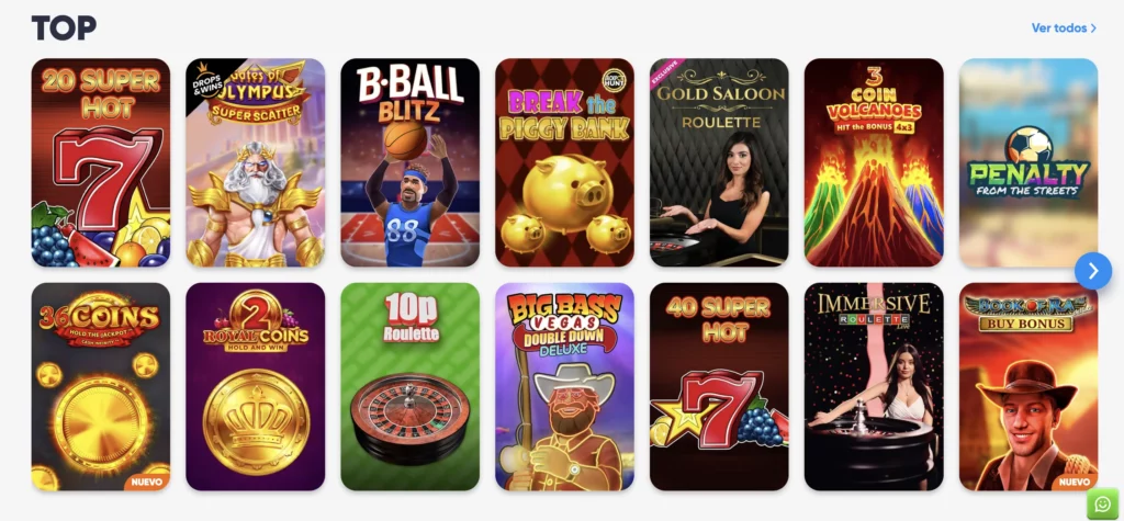 Cazimbo Casino Juegos