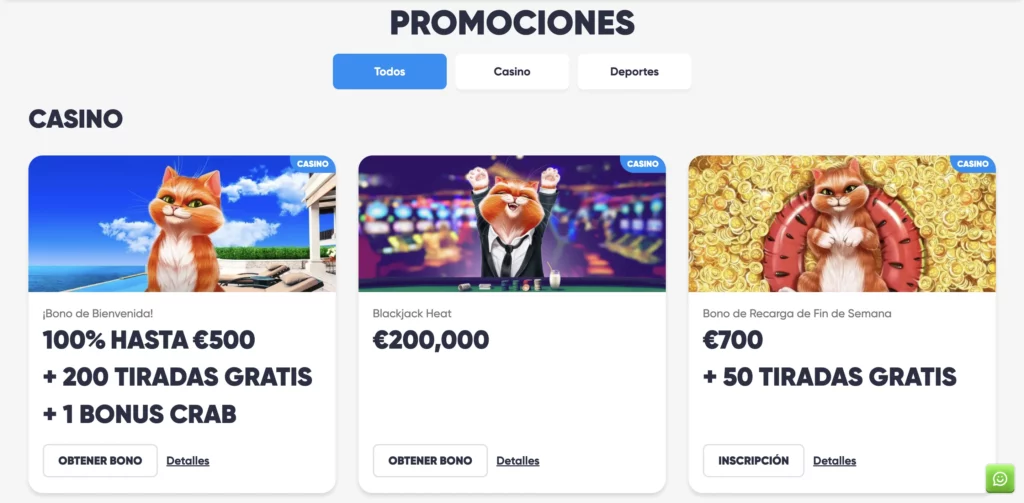 Cazimbo Casino Promociones