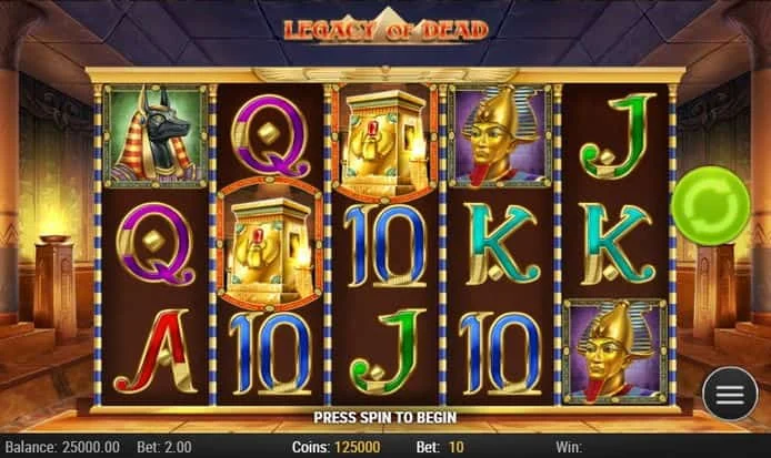 Legacy of Dead Slot: Giros Gratis y Valoraciones